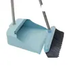 Pá de Lixo Doméstica Duas Peças Pá Espessada Mop Vassoura Estilo Mop Doméstico Conjunto de Banheiro Essencial para Varrer Banheiro