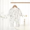 Macacão de bebê recém-nascido roupas finas de verão 0-3 roupas de monge classe a roupas de ar condicionado de bebê de algodão roupas de escalada