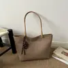Bolso de Mano Tipo Tote Grande para Viajes Urbanos Simples Bolso Grande Elegante Casual de Hombro Único para Mujer Nuevo Estilo 2026