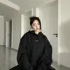 Moletom com capuz oversized e de peso pesado para mulheres, adequado para primavera, outono e inverno, corte solto, plus size, com forro de fleece e espessado, disponível em branco e cinza