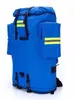 Mochila Azul Llama de Bomberos y Rescate, Ropa, Bolsa para Estar en Casa, Bolsa Táctica, Equipo de Transporte, Mochila, Bolsa de Transporte para el Frente de Bomberos, Bolsa de Hombro
