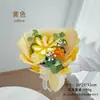 Ramos de punto hechos a mano transfronterizos, productos terminados multicolor, flores artificiales hechas de hilo, regalos y adornos decorativos, en stock para envío directo