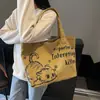 Bolsa Tote de Lona Grande Capacidade Casual para Mulheres 2026 Novo Estilo da Moda Bolsa de Mão para Passeio Bolsa de Compras Bolsa de Ombro para o Dia a Dia