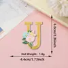Patches de Tecido com Letras do Alfabeto Inglês 26 Letras, Venda Quente Transfronteiriça, Patches Bordados Autoadesivos para Decoração de Mala de Viagem, Patches de Letras