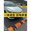 Reductores de velocidad, badenes de goma, bandas de límite de velocidad en intersecciones viales, reductores de velocidad en estacionamientos, bandas amortiguadoras de velocidad hechas de acero fundido o hierro fundido.