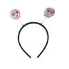 Acessórios de Cabelo de Halloween Tecido Feminino Estilo Escuro Aro de Cabelo Personalizado Grampo de Cabelo Engraçado para Festa Adereços Tiara Fofa de Abóbora