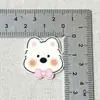 Broche Distintivo de Animal Fofo de Desenho Animado Mini Patch de Acrílico DIY Bolsa Grampo de Cabelo Acessórios de Cabelo Capa de Celular Geladeira