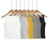 Atacado de roupas femininas transfronteiriço 2026 verão novo estilo top regata justo sexy gola redonda cor sólida curto