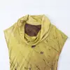 Ropa de mujer transfronteriza al por mayor marca Z 2026 estilo europeo y americano nuevo vestido largo sin mangas con estampado y cuello acampanado 9049630