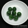Cuentas de palinse de 16 mm de imitación de jadeíta seca de dragón verde, cuentas sueltas, venta al por mayor, pulsera de bendición tallada DIY, collar, pendientes antiguos