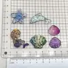 Accesorios de Resina Brillantes de Cristal de Dibujos Animados Sirena Delfín Concha Accesorios DIY para Niños Accesorios para el Cabello Material para Fundas de Teléfono Móvil