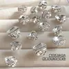 Acessórios de Arte de Unhas de Diamante Empilhados de Cristal de Alta Qualidade, Brilhantes Full Diamond Ovo de Pombo Doce de Rocha Ângulo Reto Diamante Grande Acabado Bola de Diamante Empilhada Acessórios