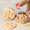 Caja de Dulces Caja de Regalo Caja Vacía Lata de Hierro para Guardar Galletas Empaque Recuerdos de Boda Pequeños Regalos Redondos Envolturas de Dulces de Alto Valor