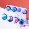 Brincos de resina epóxi de cristal DIY molde de silicone lua em forma de coração amor pingente pai-filho brincos molde de joias