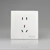 Enchufe de 86 orificios de fábrica decoración del hogar panel de pared de placa de acero oculto de dos o tres orificios con USB interruptor panel de ingeniería enchufe