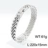 Pulsera de moda coreana simple chapado al vacío 5 baht 10mm pulsera ajustable de acero de titanio para hombre pulsera de pareja