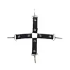 Disfruta de Love Beauty SM Hebilla Conector Cruzado Accesorios Eróticos Set de Bondage Esposas de Felpa y Cuero Productos para Adultos