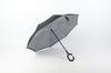 Paraguas Inverso de Doble Capa con Forma de C y Mango Largo Transfronterizo de Amazon, Personalizable para Publicidad, Paraguas Parasol de Pie con Protección UV