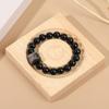 Pulseira de contas de obsidiana presente de Dia dos Namorados pulseira ano de nascimento Pulseira Masculina novo estilo chinês pulseira de leão atacado em estoque