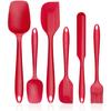6 peças de silicone espátula conjunto silicone utensílios de cozinha ferramentas de panificação espátula creme espátula escova Amazon venda direta