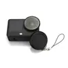 Cubierta de Lente Dji Action 6 Cámara Deportiva Anti-Caída y a Prueba de Polvo Correa Action 6 Funda de Goma Blanda TPU Accesorios