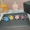 Anillo de Dedo para Mujer Versa Dulce de Chica Japonesa y Coreana Nuevo Color Pegamento Gotas Flor Anillo Pequeño Fresco Polvo Dulce Anillo de Dedo de Comida para Mujeres