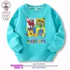 Sudadera para Niños Numberblocks Estilo Primavera y Otoño Camiseta Básica Infantil Atuendo Estiloso Versión Coreana
