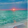 Nuevo atardecer colorido pintura de diamantes 5D diy completo de diamantes pintura decorativa Amazon proveedores transfronterizos fabricantes al por mayor