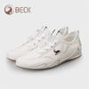 Tênis Branco Feminino Gongyang 2026 Outono Novo Sapatos Versáteis Femininos Couro Genuíno Popular Esportivo Plano Casual Sapatos Femininos