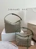 2026 Nuevo Modelo Bolsa para Lonchera Bordada Jacquard Cubi de Luo Jia, Bolso de Hombro Cruzado, Bolso Vintage de Lona Debajo del Brazo para Mujer