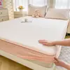 Conjunto de 3 Peças de Tapete de Feijão de Gelo Jacquard Classe A para Casa Lavável Tapete para Ar Condicionado Tapete Macio Tapete Dobrável Individual para Dormitório