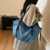 Bolsa tote de ganga estilo minimalista para mulheres, bolsa de ombro de grande capacidade para o dia a dia, nova bolsa grande 2026 outono para trabalho e estudantes