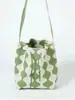 Bolso de Mujer con Ondas en Forma de Corazón, Bolso de Hombro, Bolso Cruzado, Superficie de Tela, Uso Diario, Personalizado, Bolso de Lona Simple de Moda para Mujer 2024