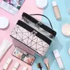 Base Líquida Emulsão Aquosa Bolsa de Cosméticos Grande Capacidade Portátil Cosméticos Viagem Bolsa de Cosméticos Multifuncional Estojo Cosmético Impermeável