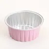 Taza de aluminio de colores de 125 ml, taza de papel de aluminio resistente al horno, taza para mousse, taza para queso, taza para pudín, taza para pastel de nieve, horneado
