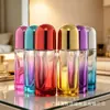 En Stock Botellas de Muestra Cilíndricas de 20 ml 30 ml, Botellas de Perfume de Vidrio Coloridas de Moda, Suministro Directo, Portátiles para Viajar