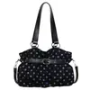Bolsa Plissada de Bolinhas da Moda Estilo Coreano para Mulheres Nova de Grande Capacidade Simples Versátil de Ombro Único/Debaixo do Braço Bolsa para o Dia a Dia