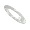 Fábrica Fuente Clip BB Oval Hueco de Acetato Pinza para el Cabello de Temperamento Etiqueta Dorada Pinza para el Cabello de las Patillas En Stock Lote Mixto Personalizable