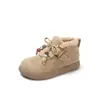 Zapatos para niñas, zapatos de algodón marca Birken para niños, nuevo estilo de invierno 2026, botas de nieve suaves con suela flexible para niñas pequeñas, zapatos peludos