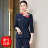 Traje Profesional para Mujer Otoño 2026, Uniforme de Azafata, Recepción de Hotel, Ropa de Trabajo para Viajes Diarios, Personal de Servicio al Huésped de Hotel para Mujeres