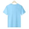 Camiseta de algodón grueso con cuello redondo de color sólido, camisa cultural publicitaria personalizada, ropa de trabajo de uniforme de clase de manga corta para hombres y mujeres, logotipo impreso