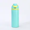Copo de Fruta de Aço Inoxidável 304 Modelo Novo Transfronteiriço, Grande Capacidade, Copo Térmico Portátil Simples, Copo Portátil de Uso Duplo para Exterior