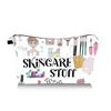 Bolsa de Cosméticos Estampada con Letras de Venta Caliente Transfronteriza Bolso de Mano para Mujer Bolsa de Almacenamiento de Cosméticos de Gran Capacidad Bolsa de Artículos de Tocador Portátil