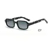 Nuevas Gafas de Sol de Alta Gama de Venta Caliente Transfronteriza, Gafas de Sol de Acetato con Montura Cuadrada de Moda, Gafas Retro Anti-UV