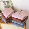 Pijama de Algodón Puro Tipo Japonés con Mangas Largas para Primavera, Otoño e Invierno, Conjunto de Ropa de Casa de Gasa de Cuatro Capas Unisex