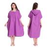 Toalla de Baño de Fibra Ultra Fina Transfronteriza para Adultos, Poncho con Capucha para Playa y Surf, Bata de Cambio, Capa Impermeable y de Secado Rápido para Natación