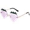 Nuevas Gafas de Sol Divertidas 2023 Gafas Elegantes Ins Hip-Hop Rojas de Fresa Gafas de Sol de Moda para Mujer para Fotografía Callejera Europea y Americana