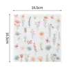 Venta al por mayor de servilletas impresas hechas a mano con pegatinas idílicas, servilletas de papel florales desechables, decoraciones comerciales para fiestas de cumpleaños