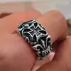 Anillo Creativo de Dedos Índice con Alas de Ángel, Anillo Abierto Ajustable Personalizado de Moda, Anillo Unisex de Alas de Plumas Cepilladas
