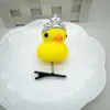 Horquilla de Pato Amarillo Corona Plateada Tiara de Princesa Pinza Superior Accesorios para el Cabello Lindos Actividad de Clase Reina Regalo Pequeño para Niños